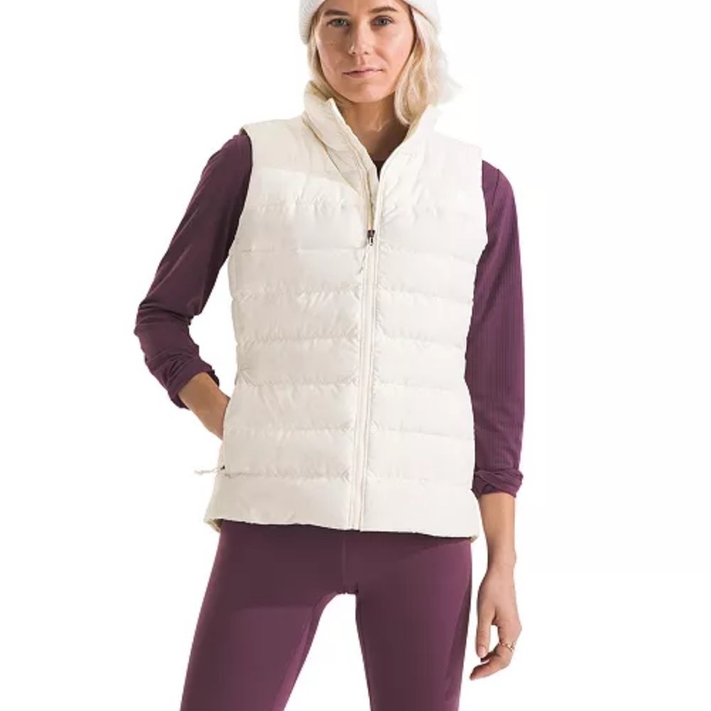 The North Face Women's White Puffer Vest